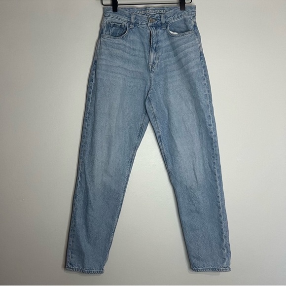 American Eagle Outfitters Blue Straight Leg Jeans - Picture 2 of 8
